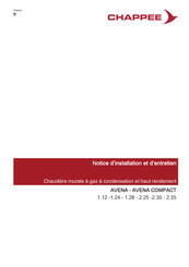 Chappee AVENA COMPACT 1.24 Notice D'installation Et D'entretien