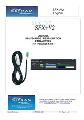 Sefram SFX+V2 Mode D'emploi