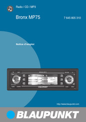 Blaupunkt Bronx MP75 Notice D'emploi