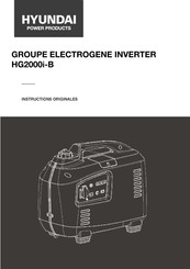 Hyundai power products HG2000i-B Instructions