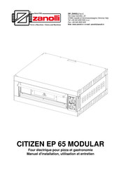 ZANOLLI CITIZEN EP 65 MODULAR Manuel D'installation, Utilisation Et Entretien