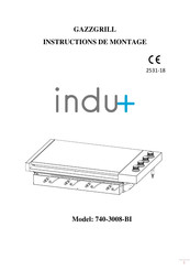 INDU+ 740-3008-BI Instructions De Montage