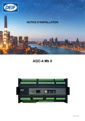 Deif AGC-4 Mk II Notice D'installation