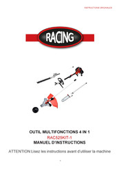Racing RAC525KIT-1 Manuel D'instructions