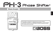 Boss Phase Shifter PH-3 Mode D'emploi
