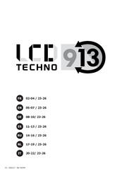 LCD TECHNO 913 Mode D'emploi