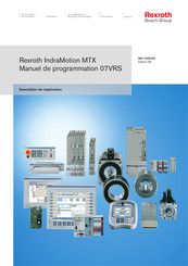 Bosch Rexroth IndraMotion MTX Manuel De Programmation