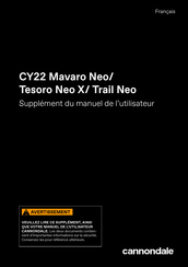 Cannondale CY22 Tesoro Neo X Manuel De L'utilisateur