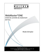 Walchem WebMaster ONE Mode D'emploi