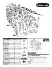 Rubbermaid 1S84 Instructions De Montage