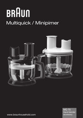 Braun Multiquick MQ70BK Mode D'emploi