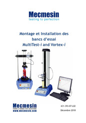 Mecmesin MultiTest 5-i Montage Et Installation