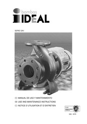 BOMBAS IDEAL GNI Serie Notice D'utilisation Et D'entretien