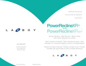 LAZBOY PowerReclineXRw+ Instructions