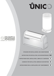 Olimpia splendid UNICO BOILER WALL Instructions Pour L'installation, L'emploi Et L'entretien