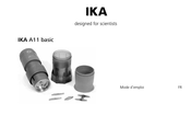 IKA A11 basic Mode D'emploi