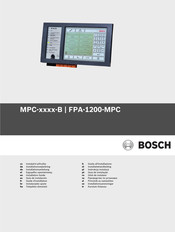 Bosch MPC-1300-B Guide D'installation