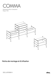 VITRA COMMA Notice De Montage Et D'utilisation