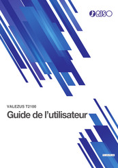 Riso VALEZUS T2100 Guide De L'utilisateur