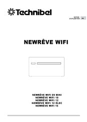 Technibel NEWREVE WIFI Serie Notice D'utilisation