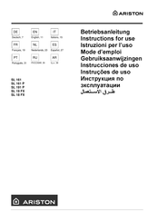 Ariston SL 161 Mode D'emploi