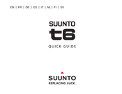 Suunto t6 Guide Rapide D'utilisation