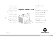 Konica Minolta PagePro 1300W Guide D'installation