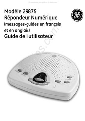 GE 29875 Guide De L'utilisateur