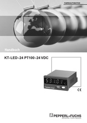 Pepperl+Fuchs KT-LED-24 PT100-24 VDC Mode D'emploi