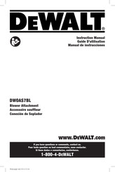 DeWalt DWOAS7BL Guide D'utilisation