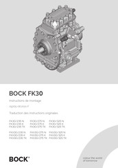 bock FKX30/235 TK Instructions De Montage
