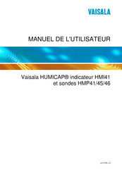 Vaisala HUMICAP HMP45 Manuel De L'utilisateur