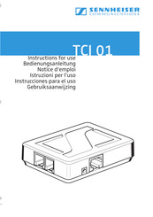 Sennheiser Communications TCI 01 Notice D'emploi