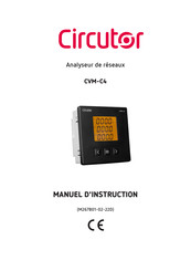 Circutor CVM-C4 Manuel D'instruction