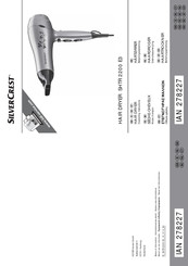 SilverCrest SHTR 2200 E3 Mode D'emploi