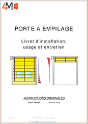 4M IM1801 Instructions Originales