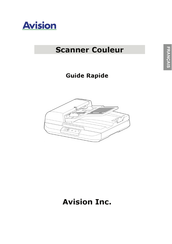 Avision AV5200 Guide Rapide