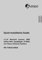 Eneo IPB-75M3610M0A Guide D'installation Rapide