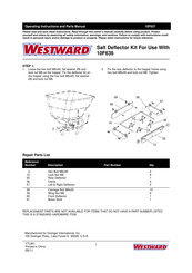 Westward 10F636 Instructions D'utilisation Et Manuel De Pièces