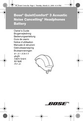 Bose QuietComfort 3 Notice D'utilisation