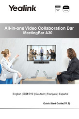 Yealink MeetingBar A30 Guide De Démarrage Rapide