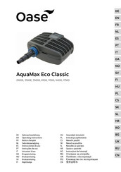 Oase AquaMax Eco Classic 8500 Notice D'emploi