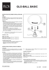 Flos GLO-BALL BASIC Instructions D'installation Et D'emploi