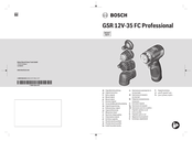 Bosch GSR 12V-35 FC Professional Notice Originale