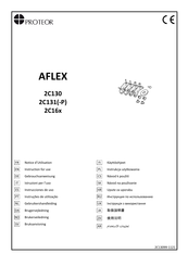 PROTEOR AFLEX 2C160N Notice D'utilisation