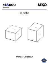 Nexo eLS600 Manuel Utilisateur