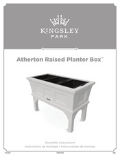 Kingsley Park Atherton Raised Planter Box Instructions De Montage