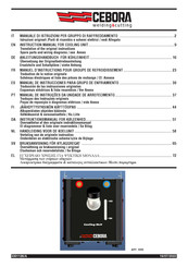 Cebora ITACA GP73190-BIO Manuel D'instructions