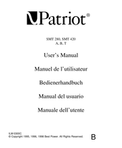 Patriot SMT 280 T Manuel De L'utilisateur