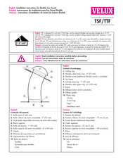 Velux TSF Instructions D'installation